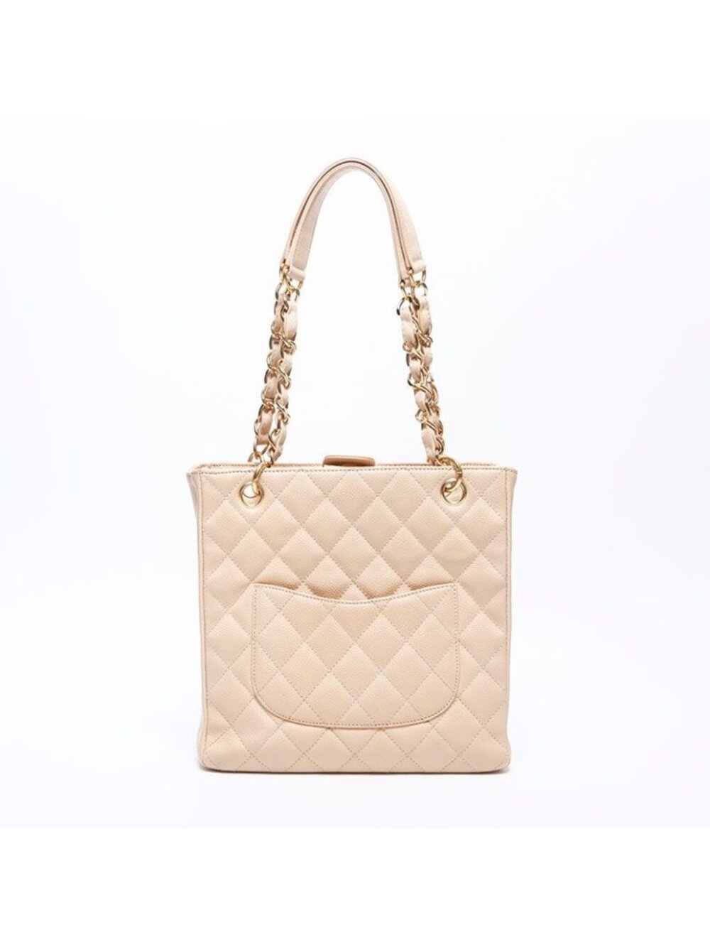 ★SOLD★ Chanel Shoulder Bag CC Logo Quilted Caviar Leather Chain - Picture 2 of 10